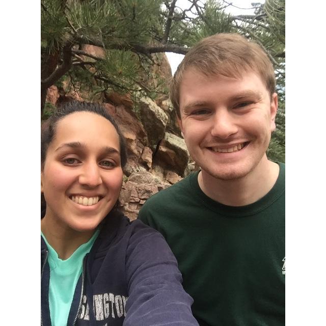 We both love the mountains! We took a trip to Colorado and spent the day hiking, followed by dinner and margaritas in downtown Boulder