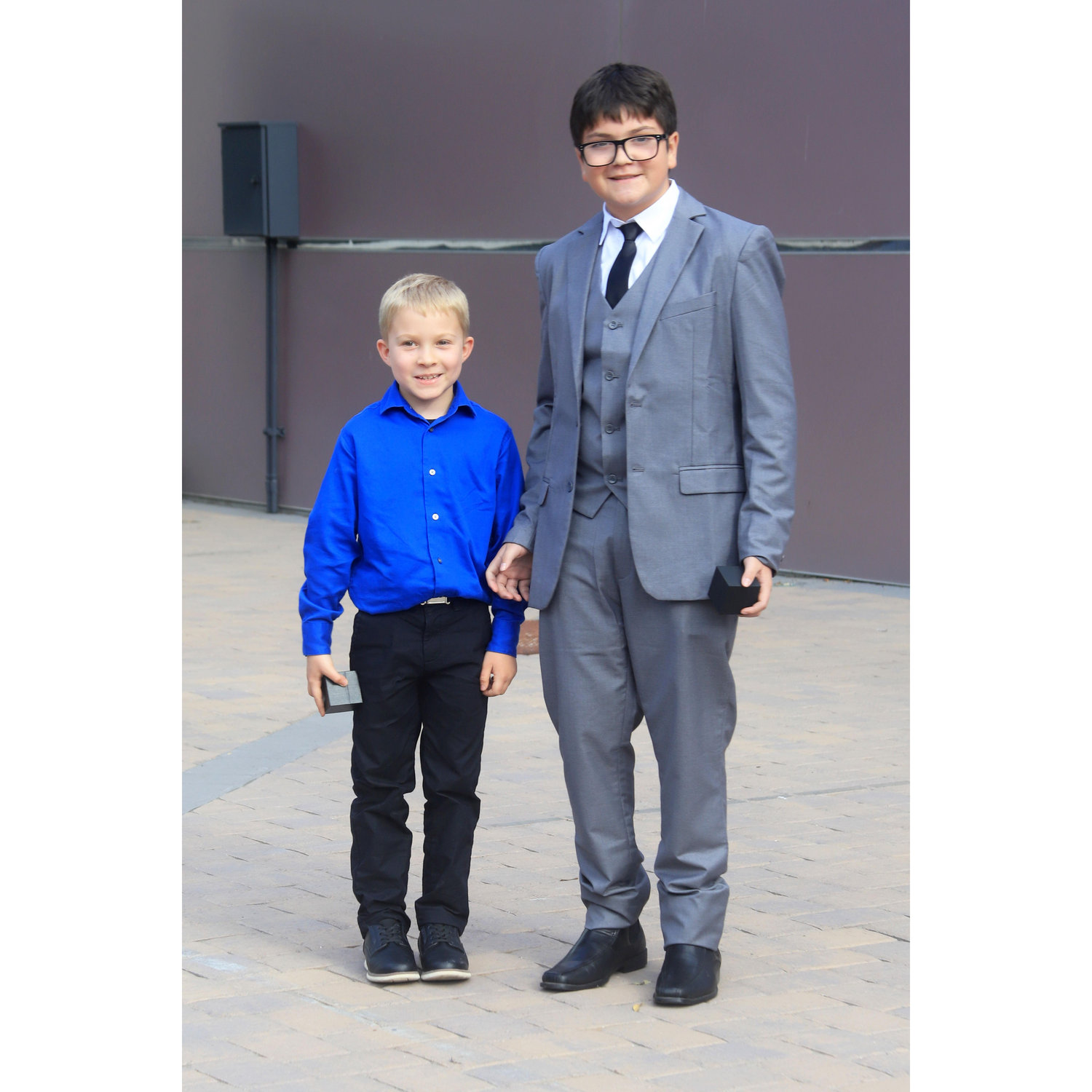 Our Ring Bearers CJ and Leo
