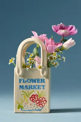 Flower Market Tote Bud Vase