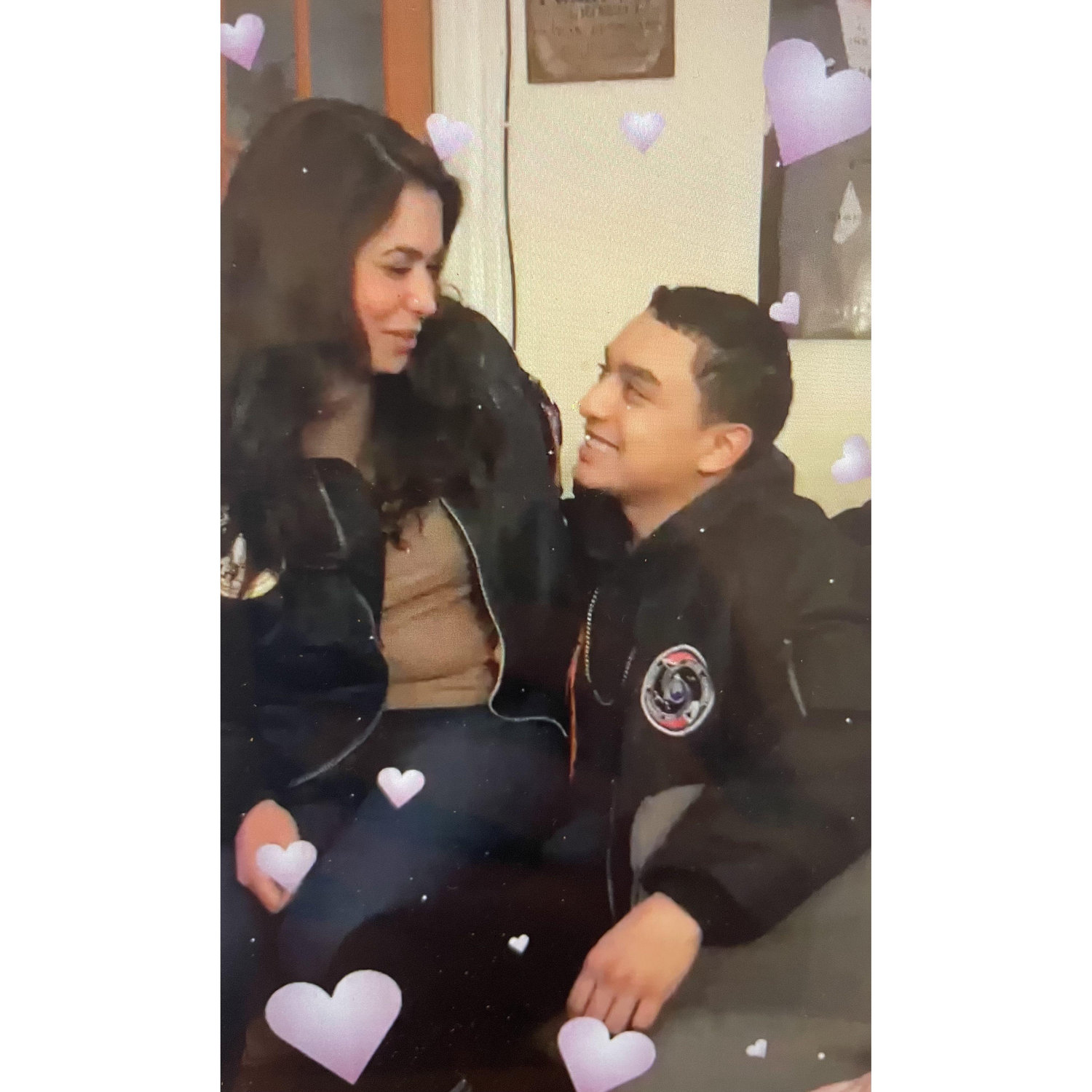 Circa 2018 when Oscar finally made it official - our first picture together (taken unknowingly on snapchat, of course)