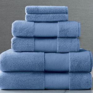 Frontgate Resort Collection: Mediterranean Blue, 6-piece Set (2 washclothes, 2 hand towels, 2 bath towels)
