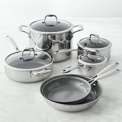 Zwilling Titanium Ceramic Nonstick 10-Piece Cookware Set