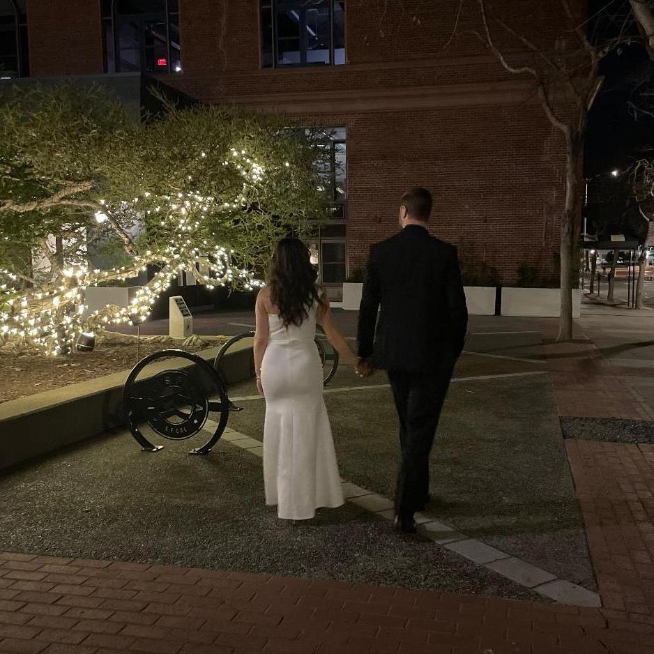 Our engagement party January 2022.