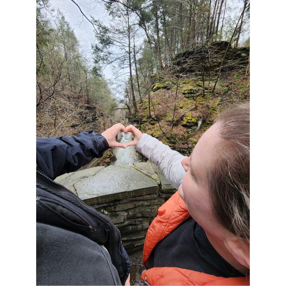 Please enjoy this cheesiness that was manifested while exploring "Lover's Lane" at Watkins Glen State Park.
