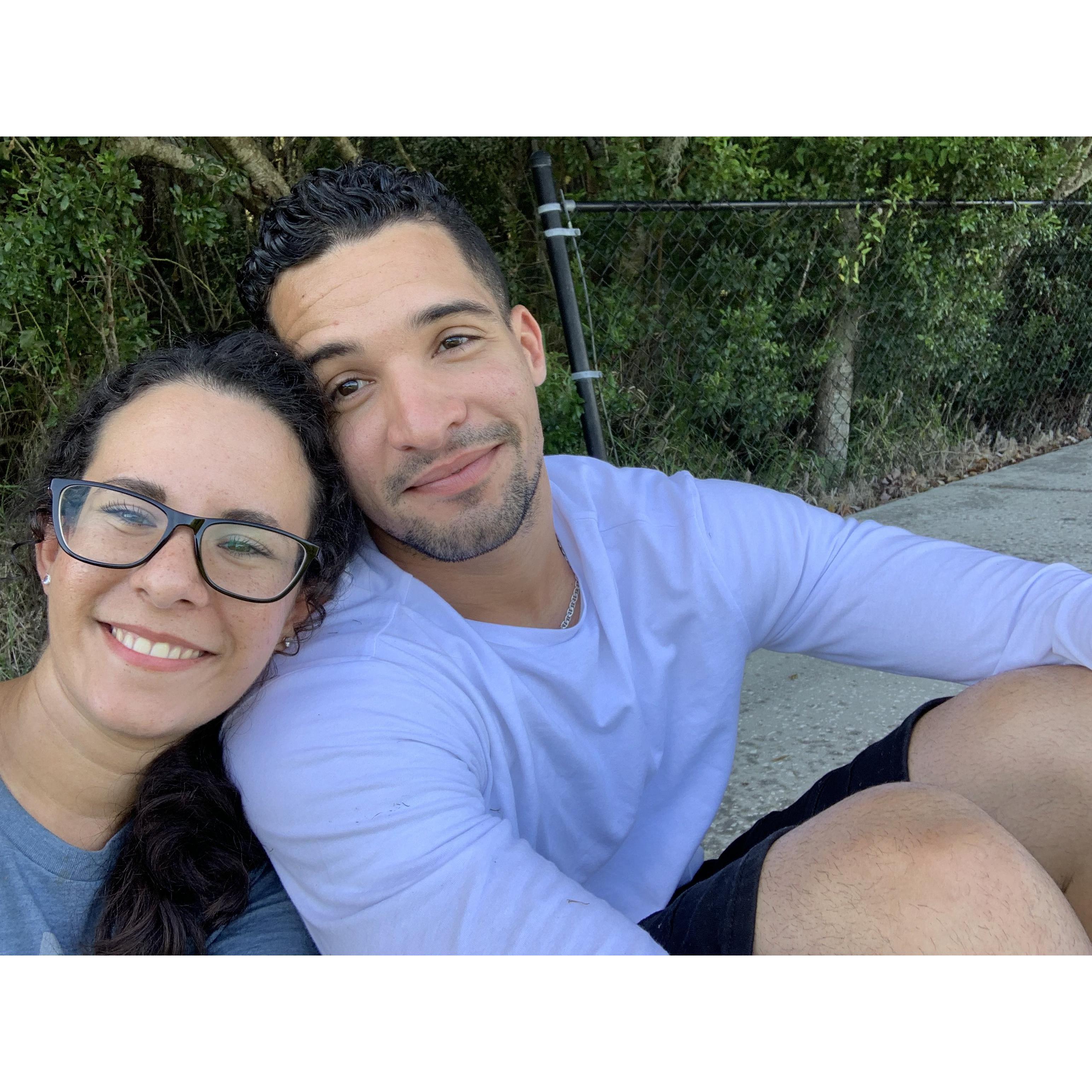 One of our countless trips to the park