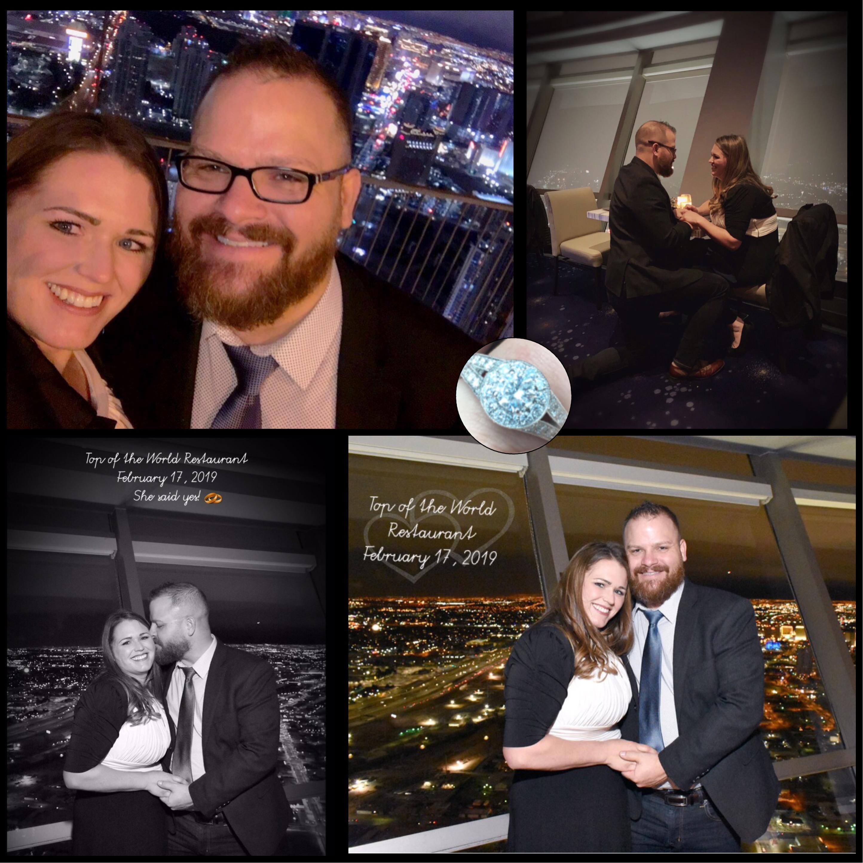 Our engagement at the Stratosphere in Las Vegas.