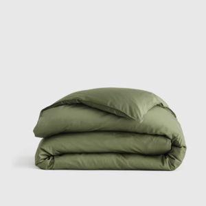 Bamboo Duvet Cover in Olive: Size King