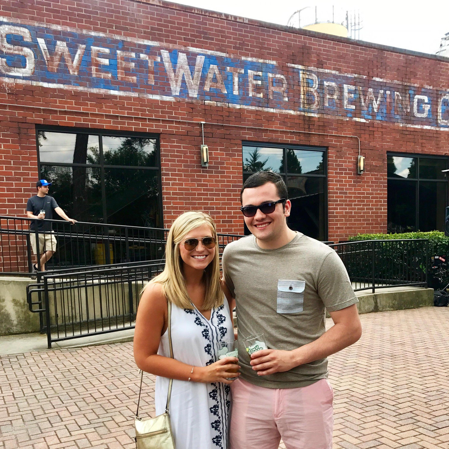 2017 - Joe visiting Sarah in ATL at Sweetwater Brewery