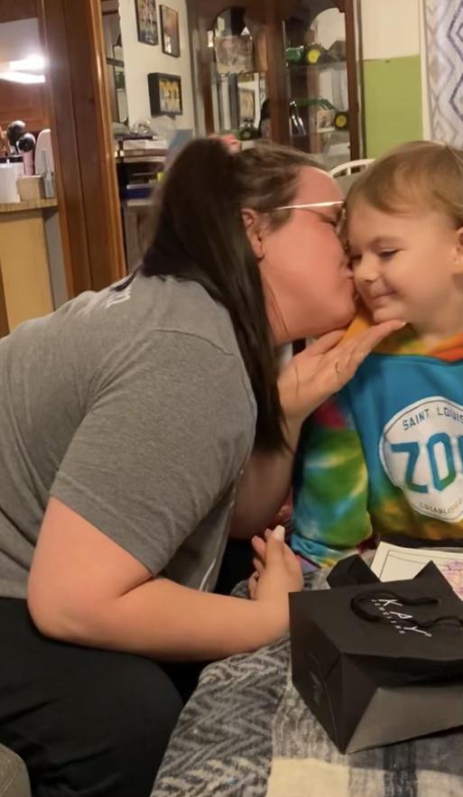 Addie gave me my birthday present early, it was a ring from her and Daddy with her birthstone and Hazel’s birthstone in it!