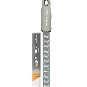 Premium Classic Zester- Sage Green | Lemon Zester tool, Hard Cheese & Vegetable Grater | For Citrus, Parmesan Cheese, Garlic, Ginger, Nutmeg | Fine Stainless Steel Blade, Made in USA
