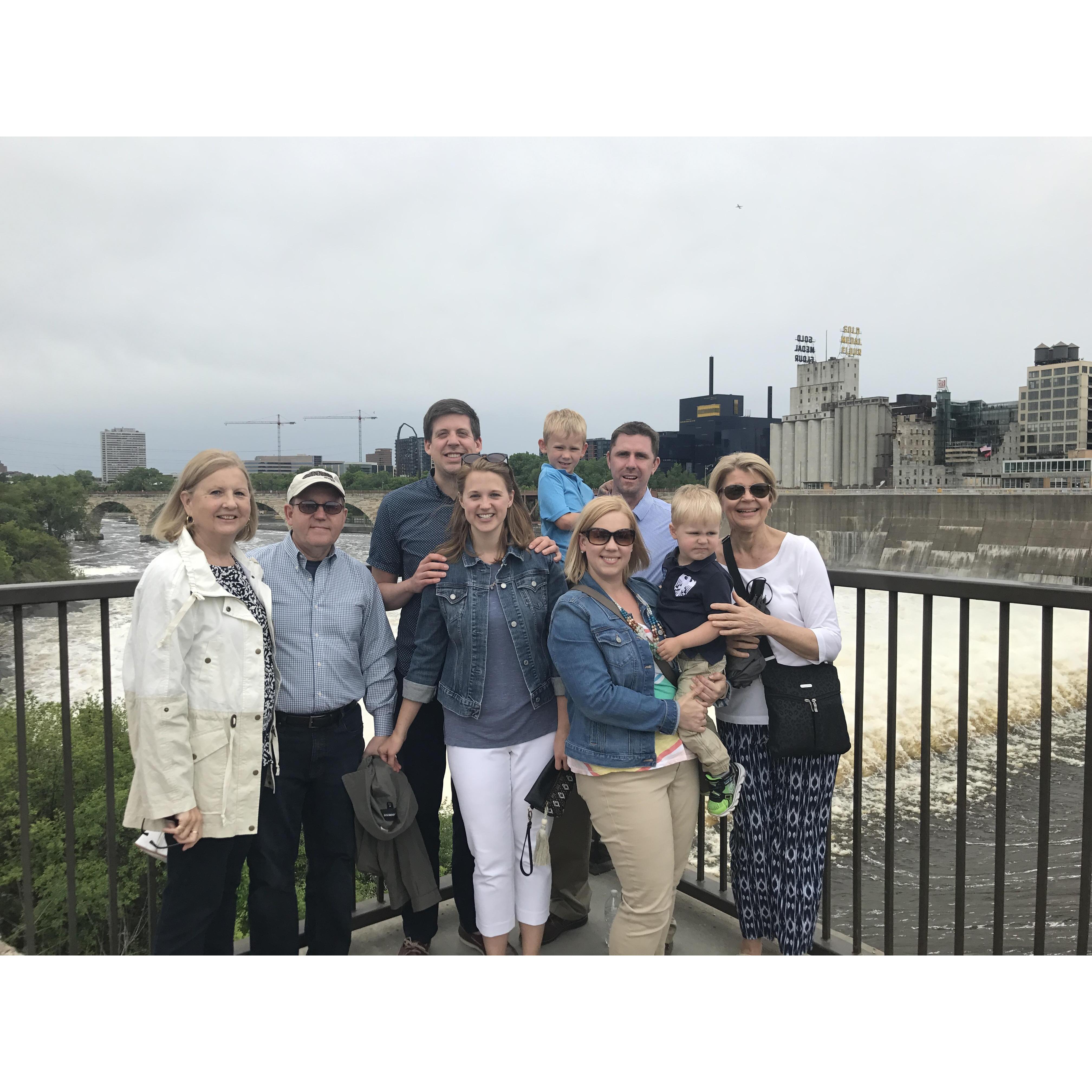 Celebrating Kara and Ben's engagement with the whole family over Memorial Day weekend in Minneapolis.