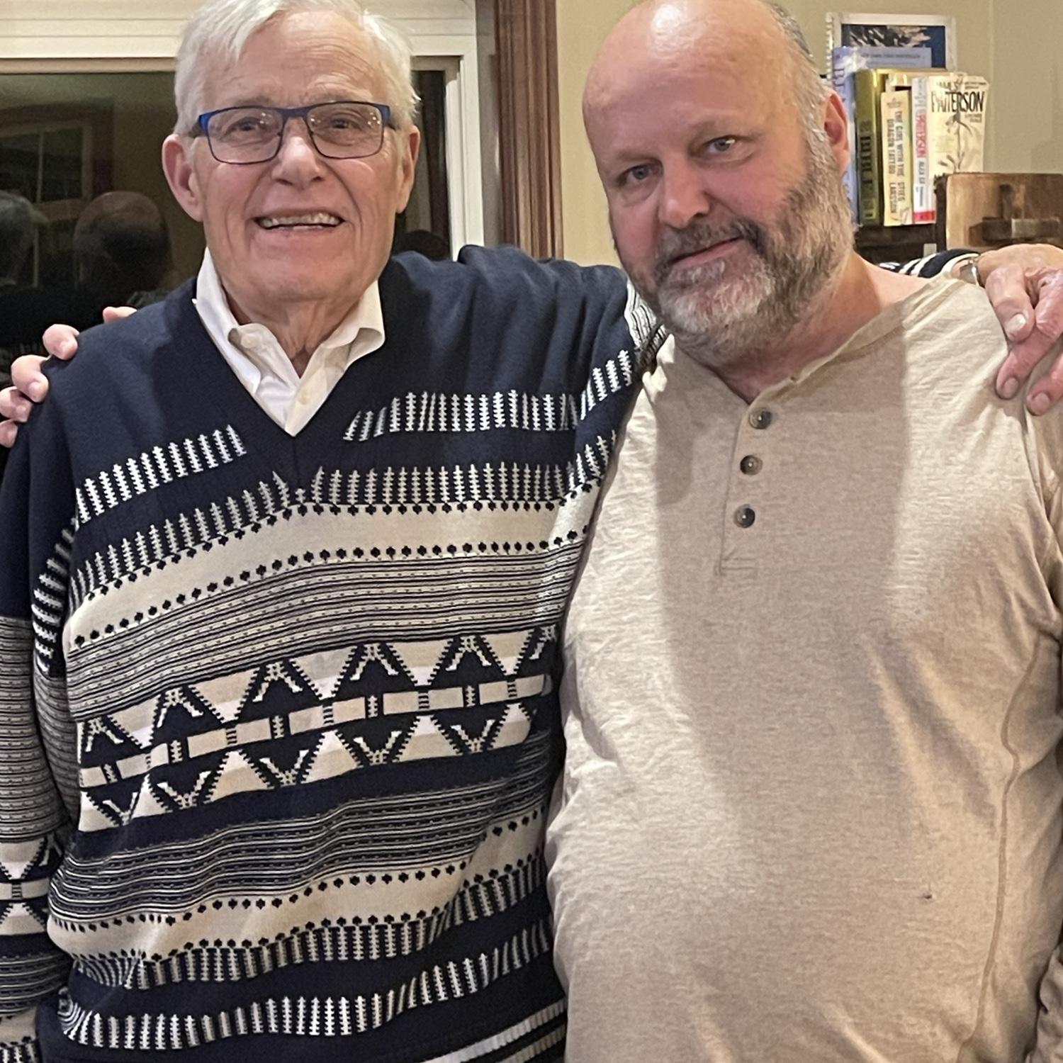 Hays and his awesome Dad, the Rev. Dennis Ellisen.