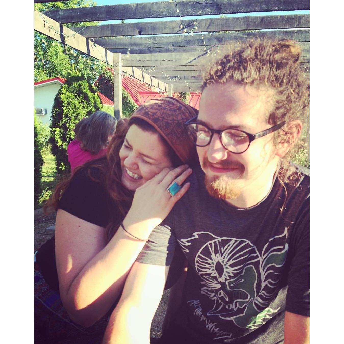 From our trip back to Spring Green where we met.