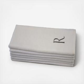 Monogram Hand Towel, Set of 6