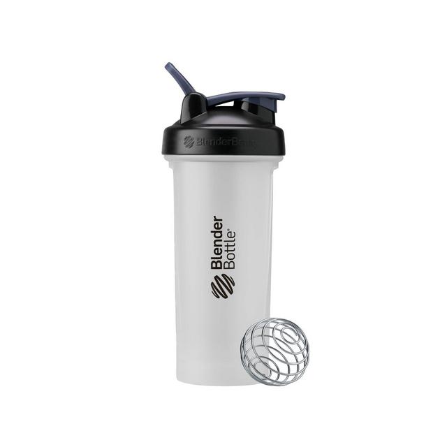 BlenderBottle 28oz Classic V2 Plastic Water Bottle - White