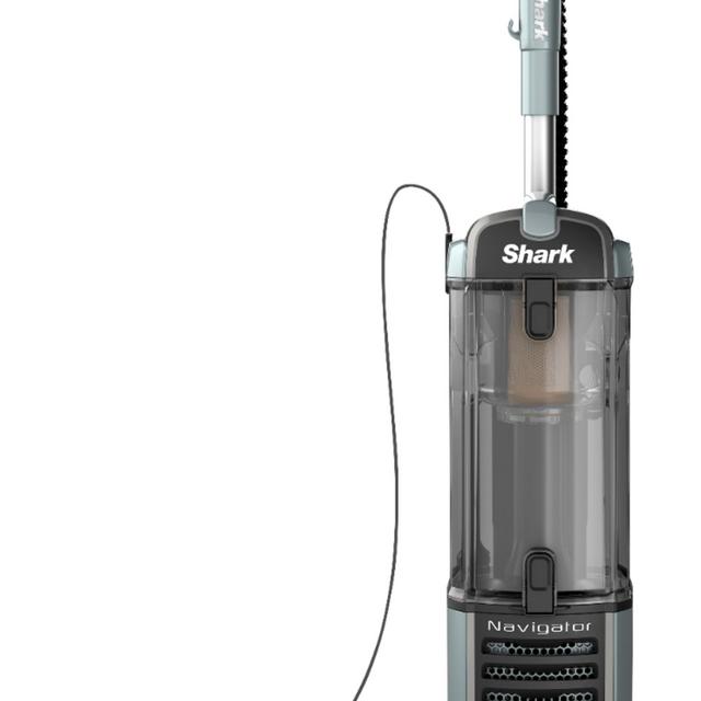 Shark Navigator Self-Cleaning Brushroll Pet Upright Vacuum - Pewter Grey Metallic