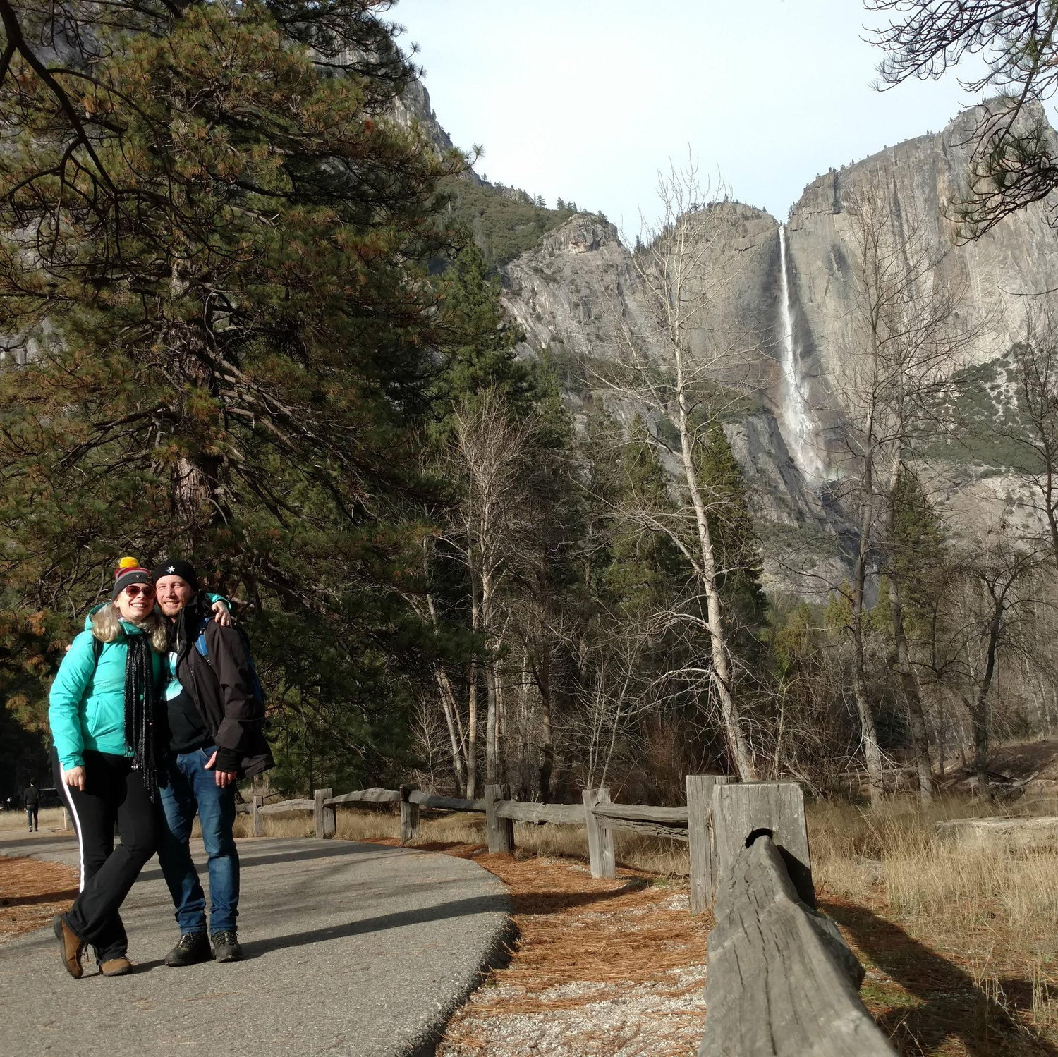 Many moons ago, at Yosemite Falls.