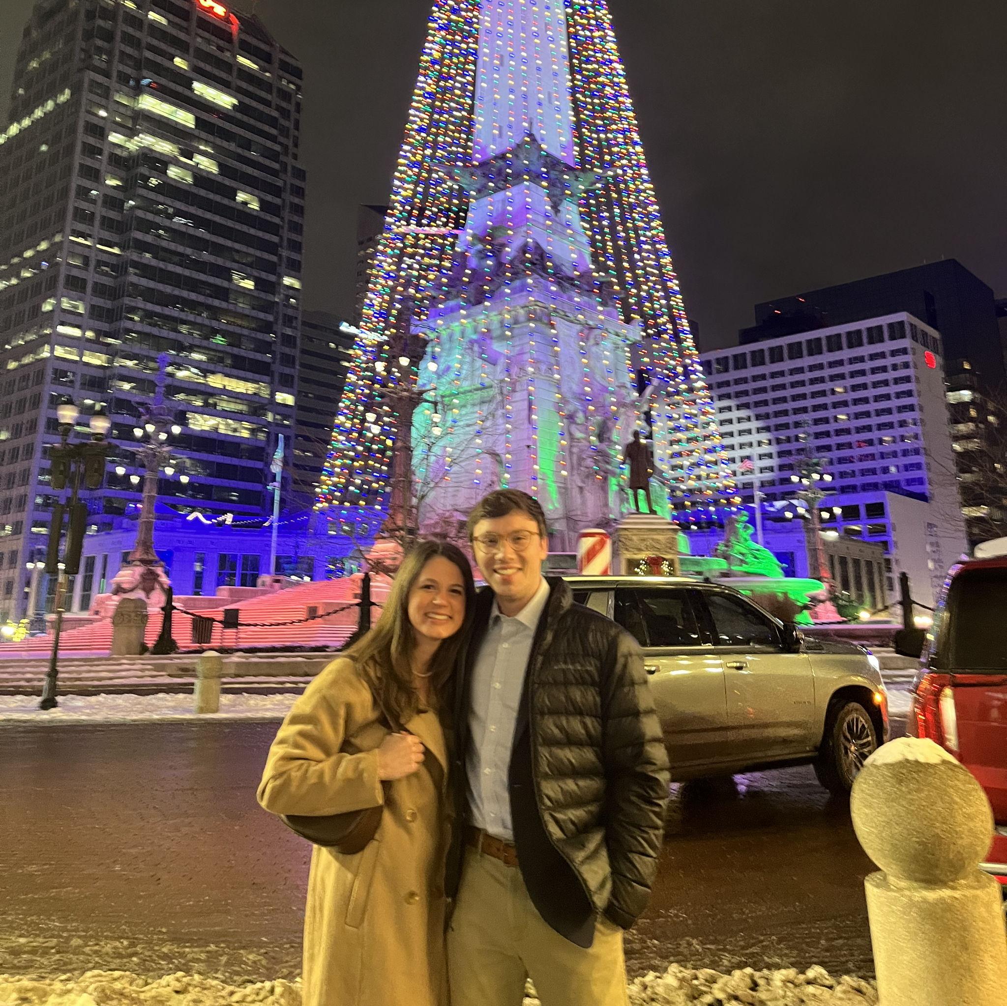 Zach visits on my bday