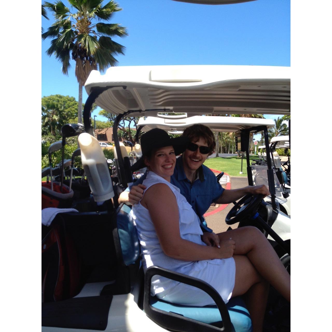 Golfing in Maui 2012