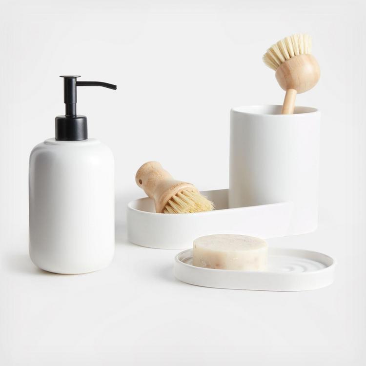 Chet White Ceramic Sink Caddy + Reviews