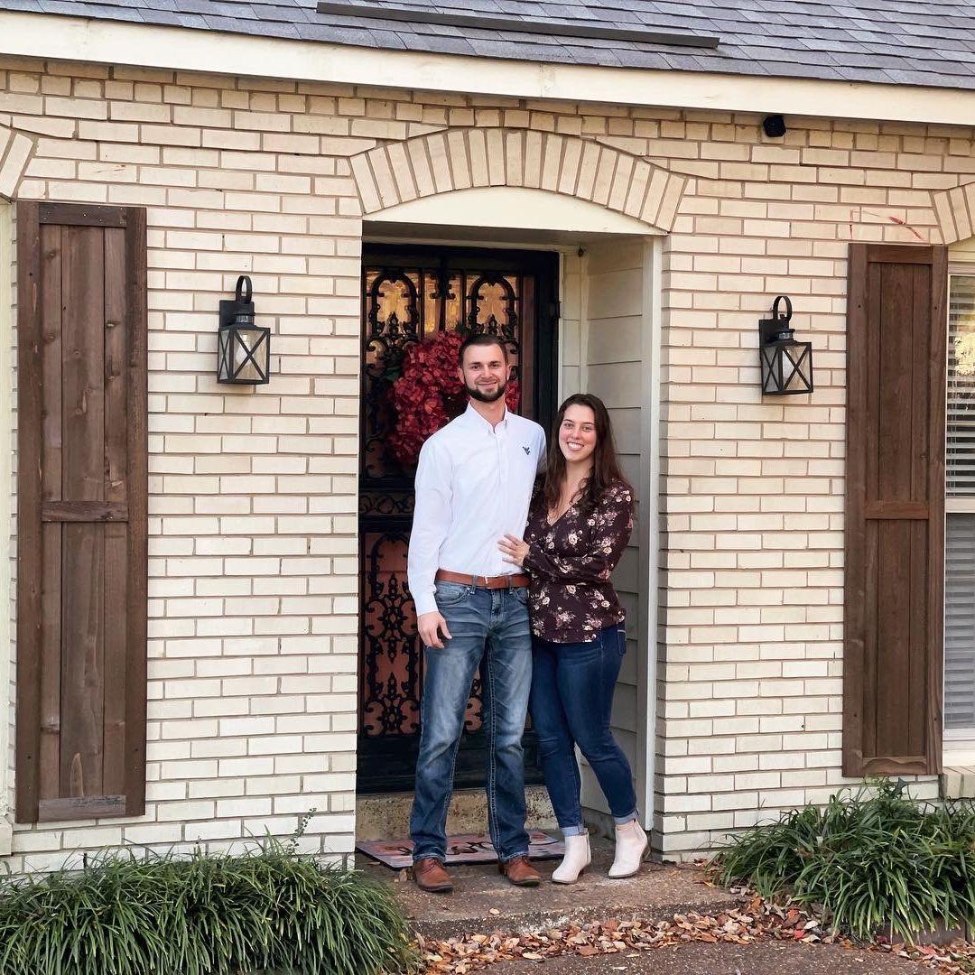 Our first home together in Memphis