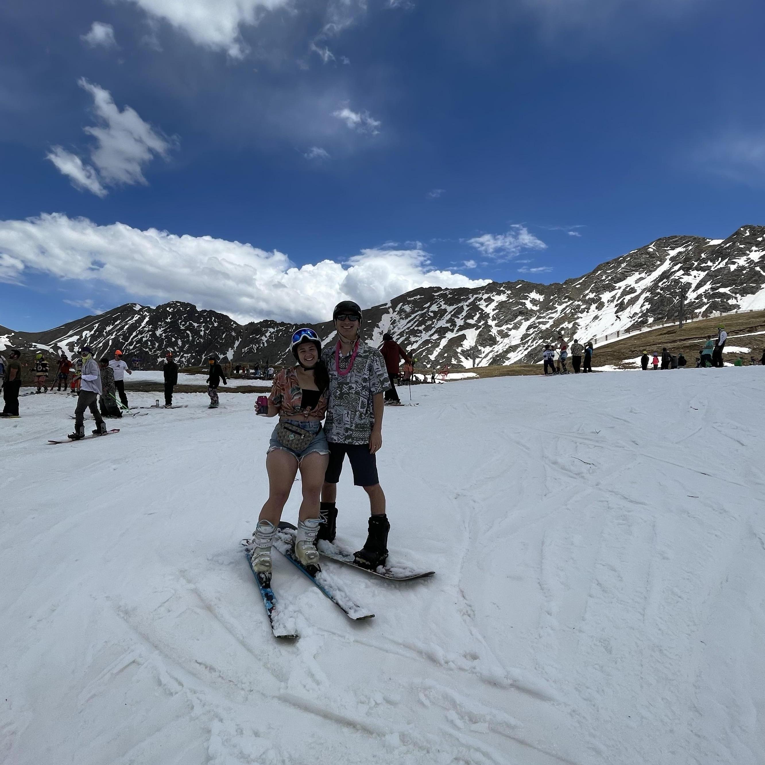 Skiing in June, Arapahoe Basin, Colorado 2021