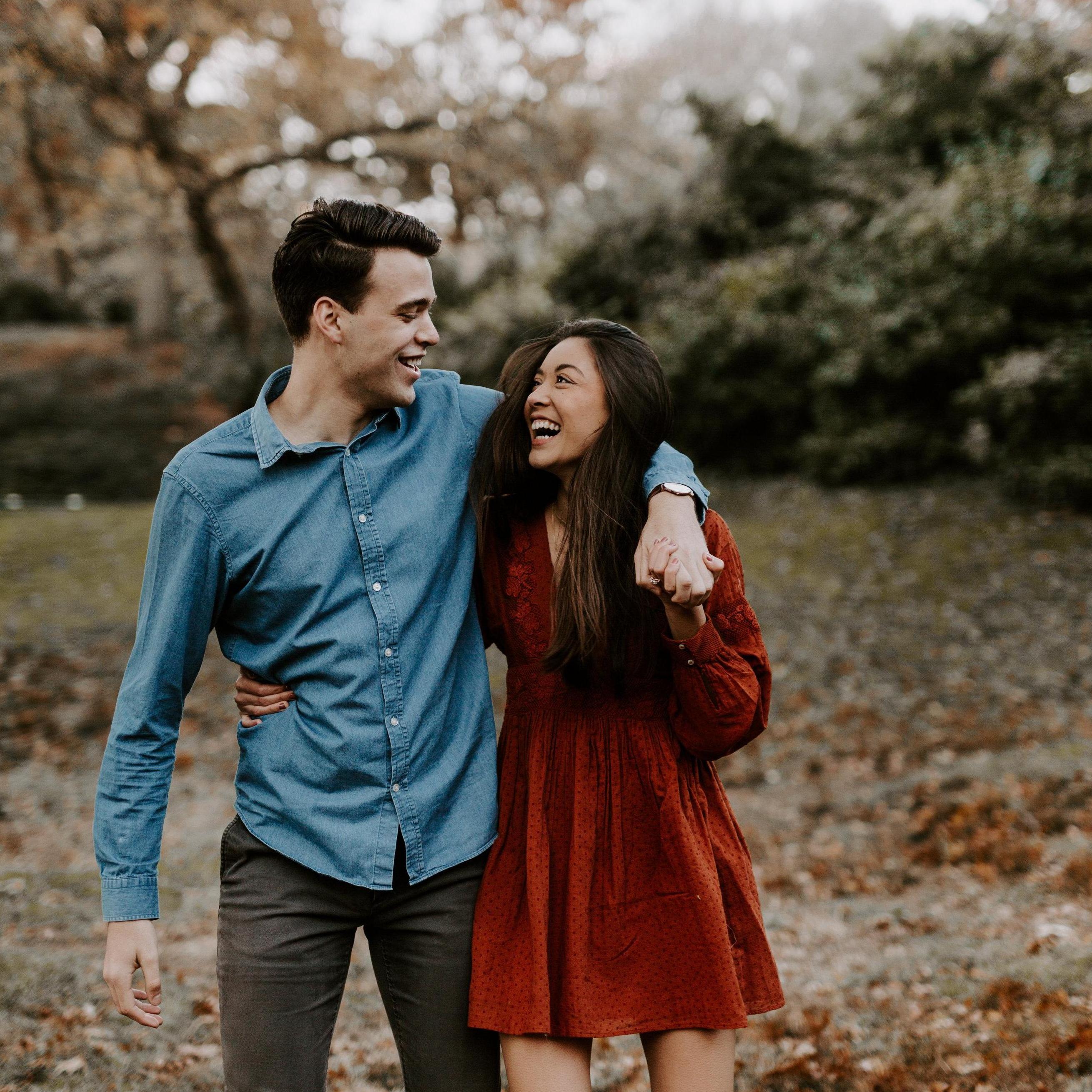 Engagement shoot in Central Park
