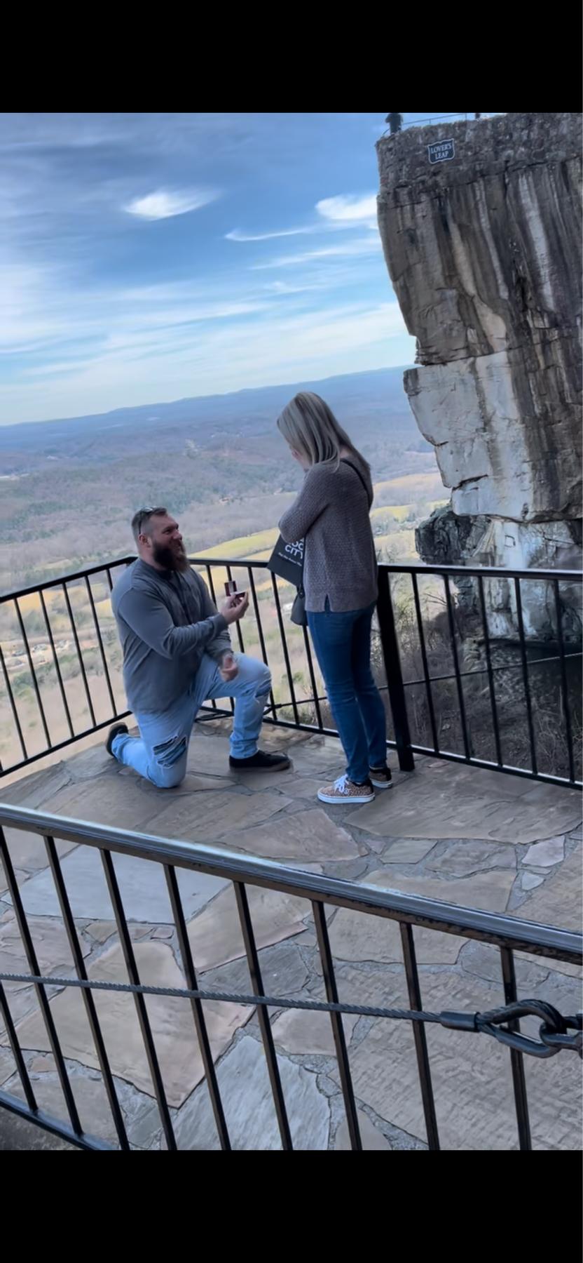 Rock city. This spot is called lover’s leap