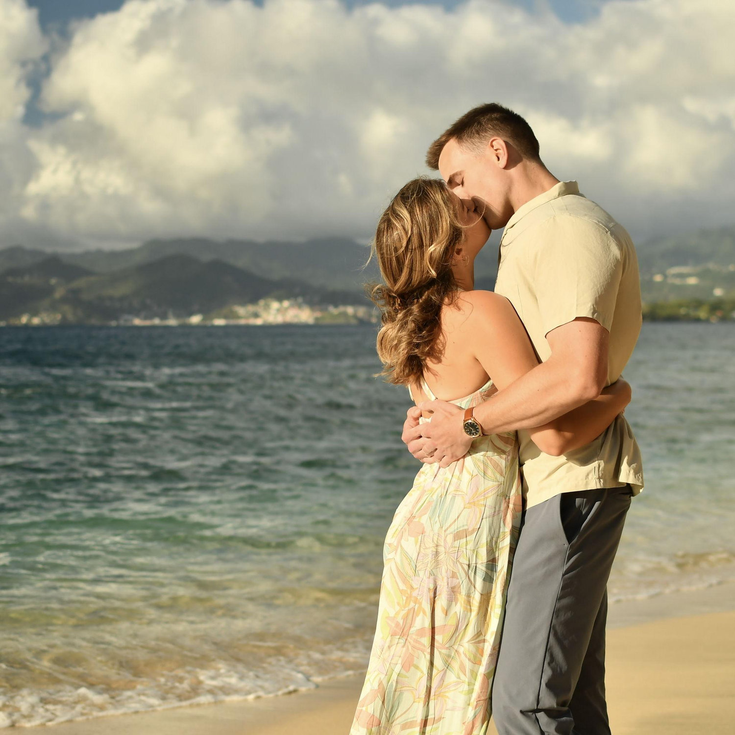 First kiss as fiancés!!