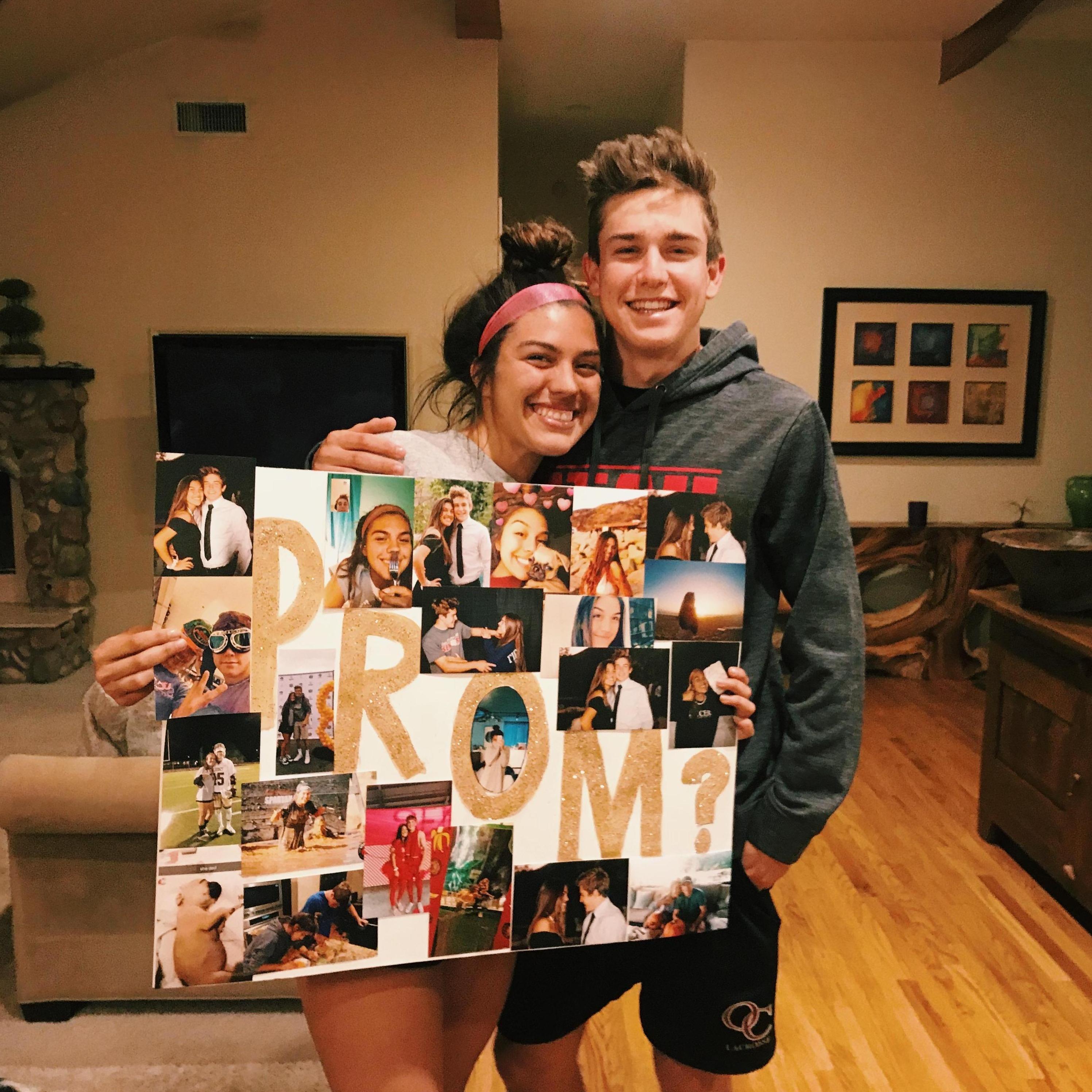 Senior Year Prom Ask - April 2018