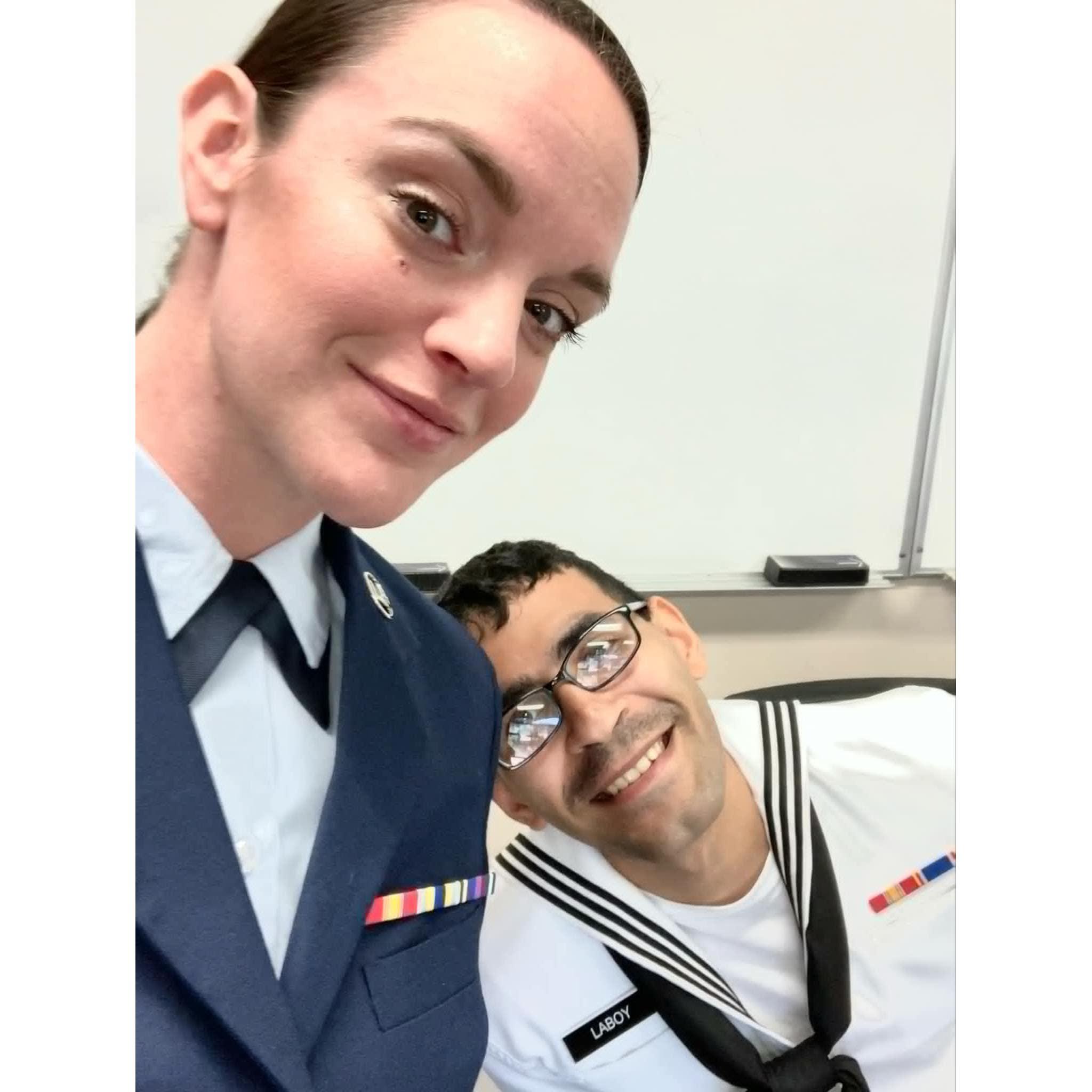 Where it all started. We met in language school in Monterey, CA.