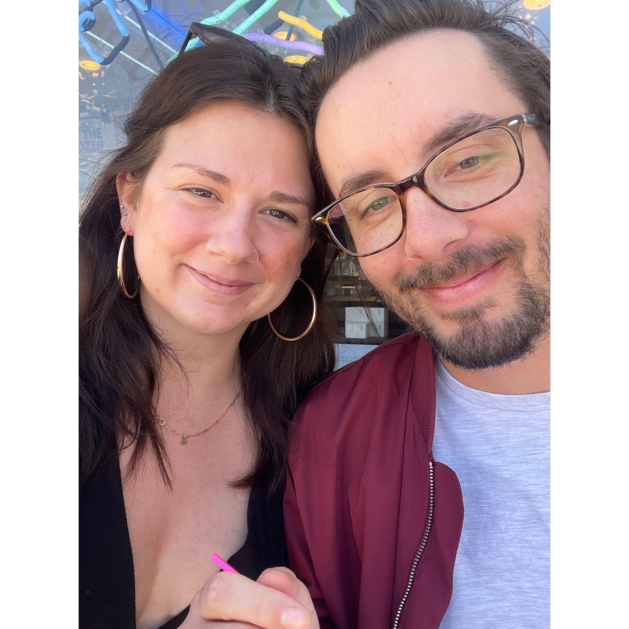 A revisit to our first date spot- Slider's in Burbank!