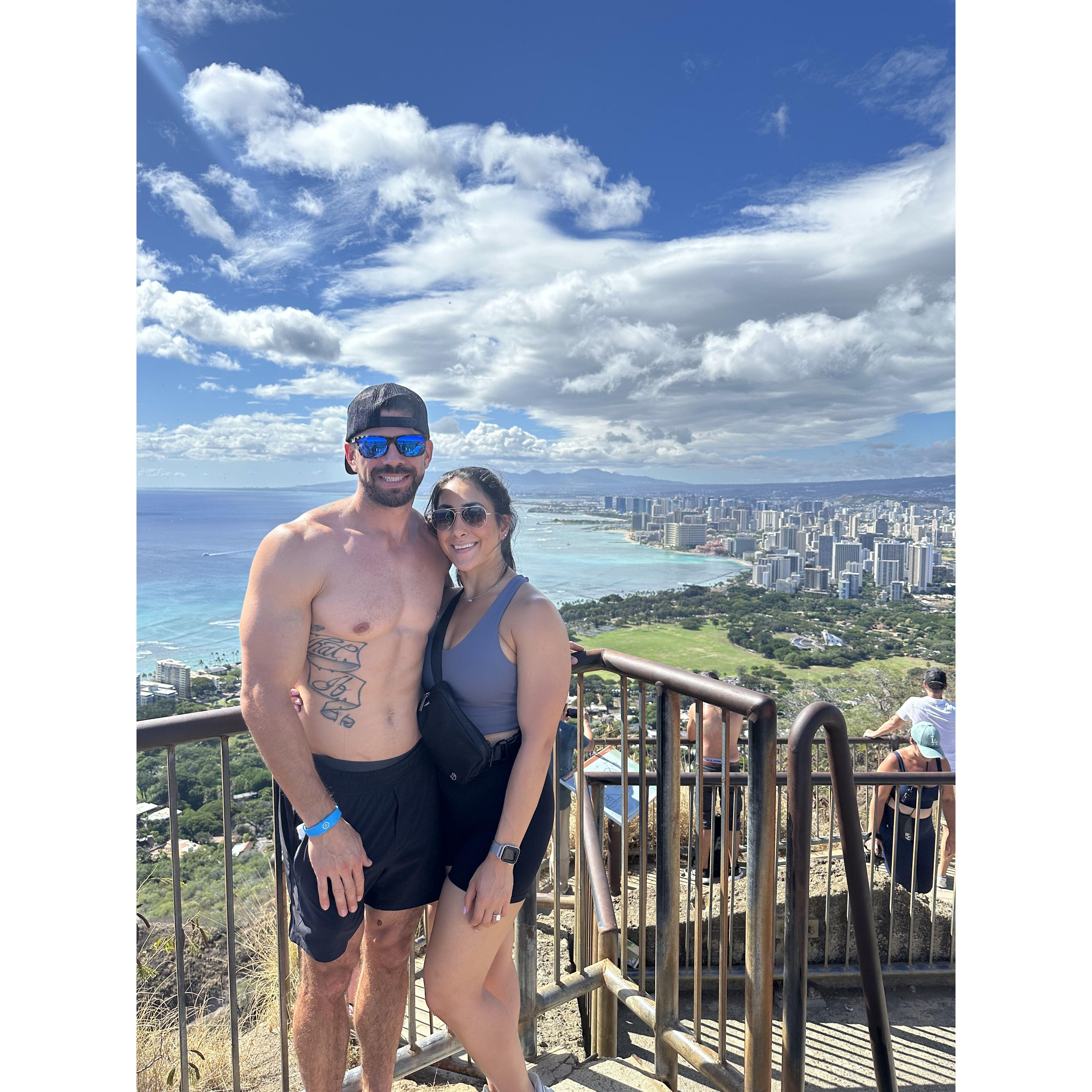 Hiking in beautiful Hawaii
