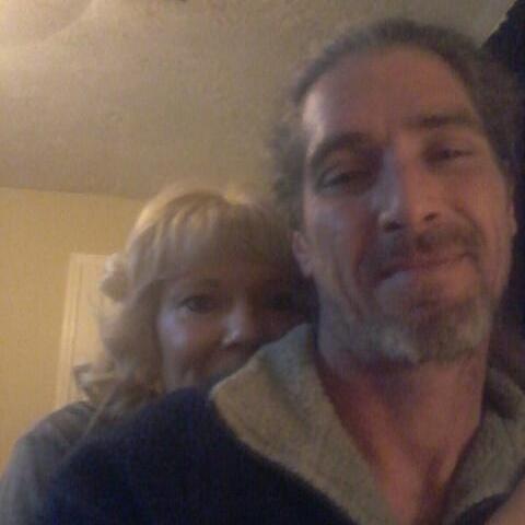 Stole his phone and stole our picture together lol!!