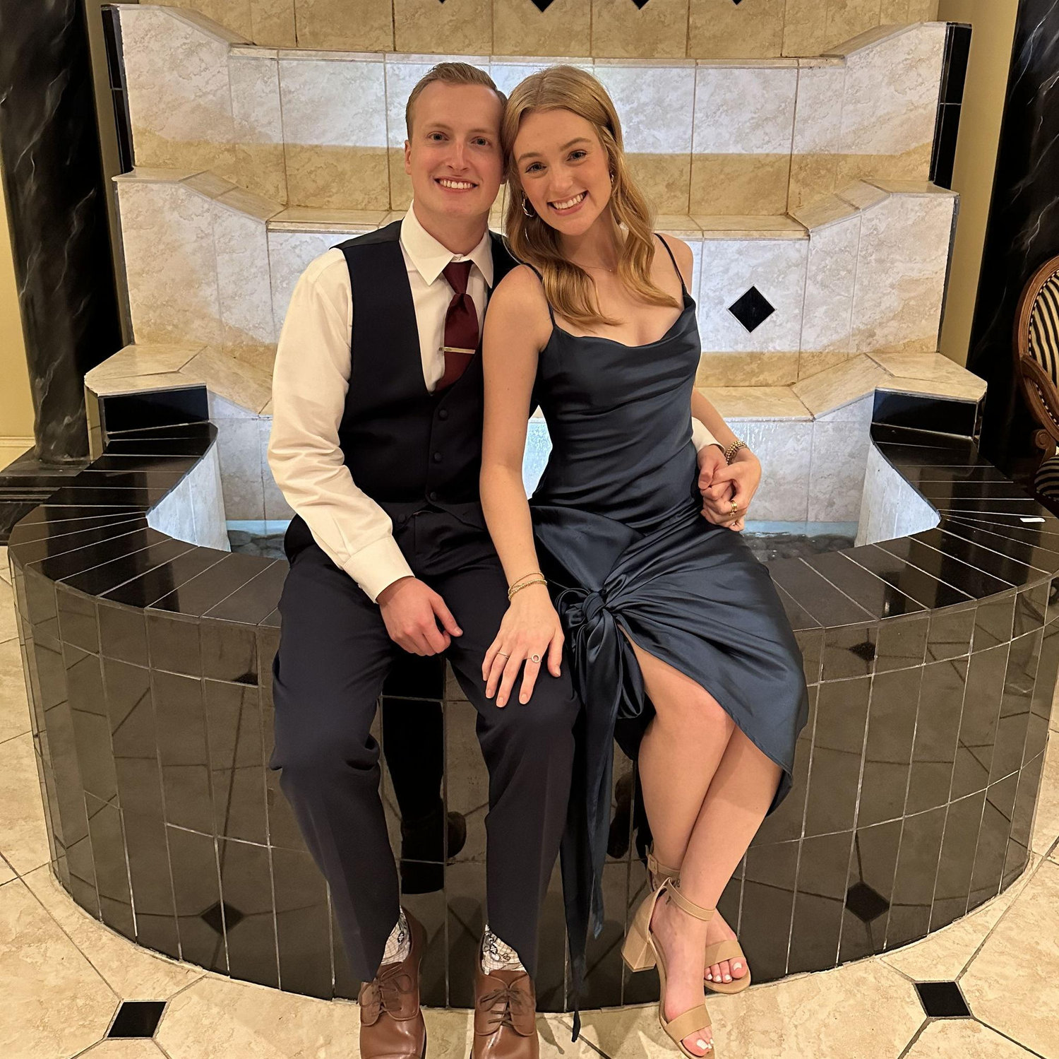 celebrating trey's brother's & SIL's wedding!