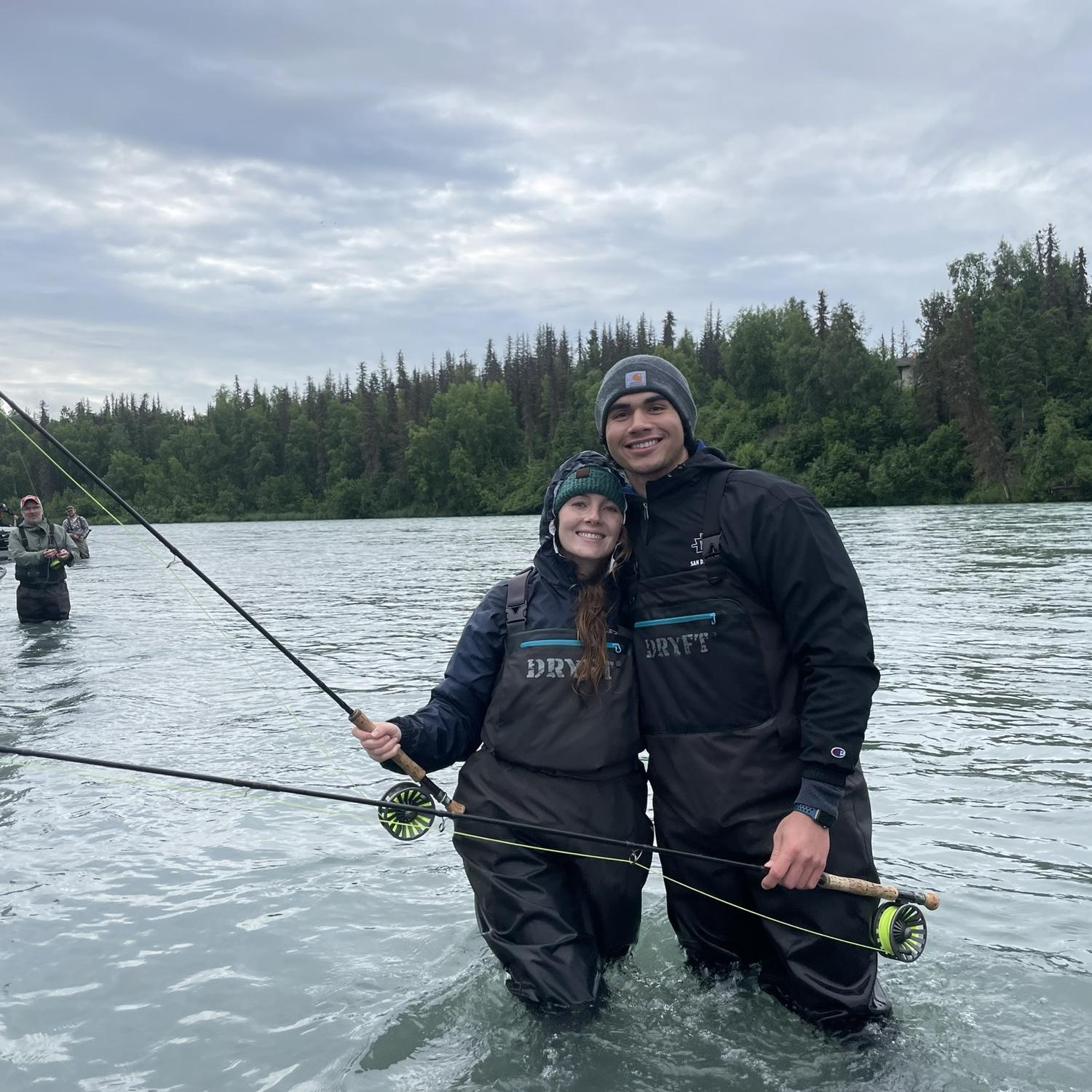 Salmon fishing in Alaska