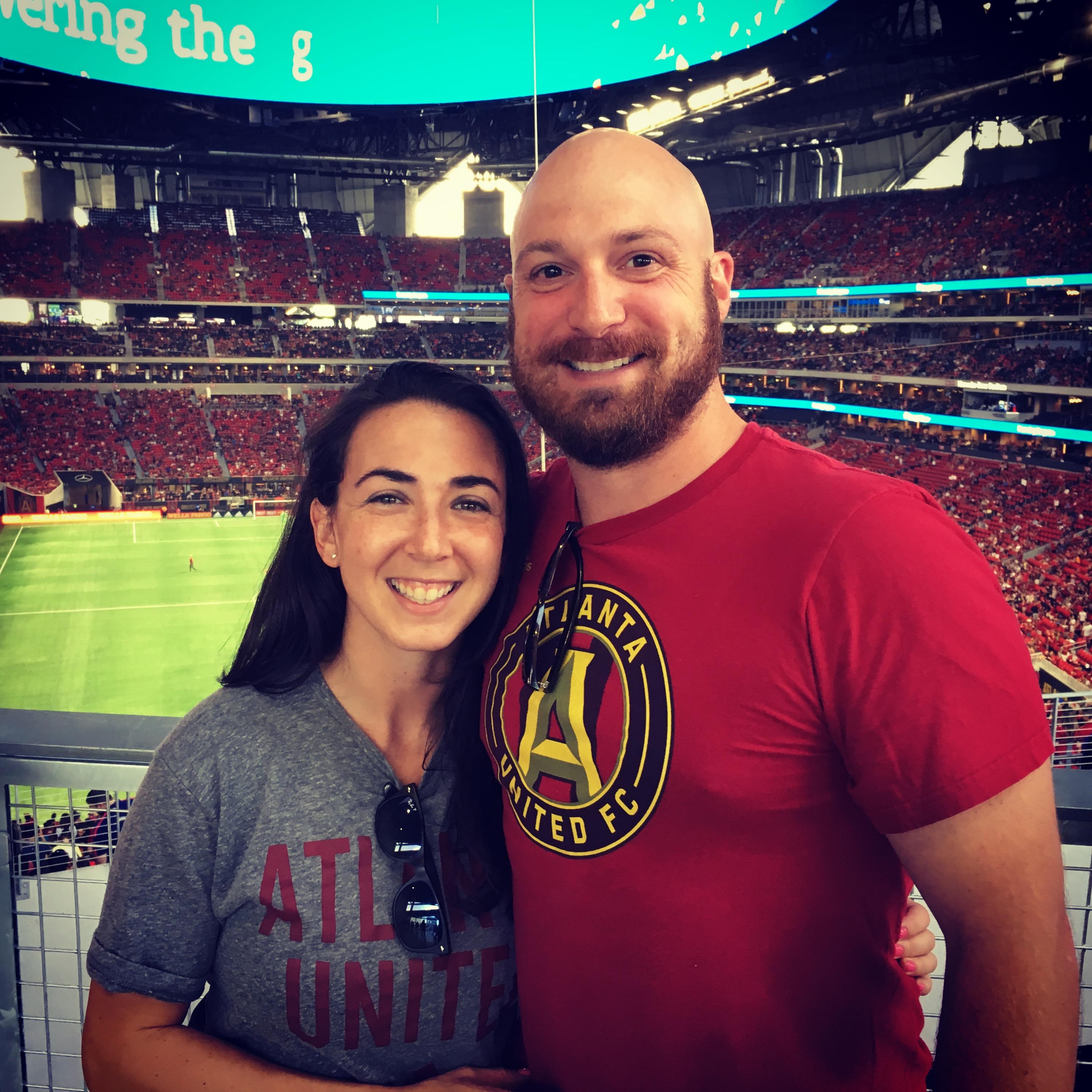First Atlanta United game in the Benz