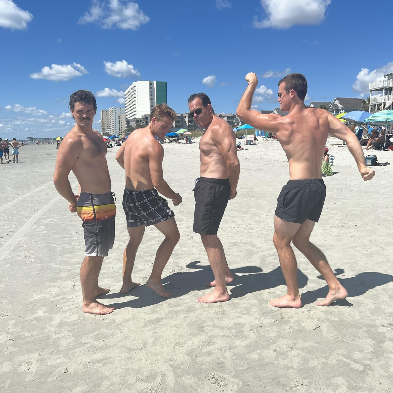 Flexing on the beach 2022