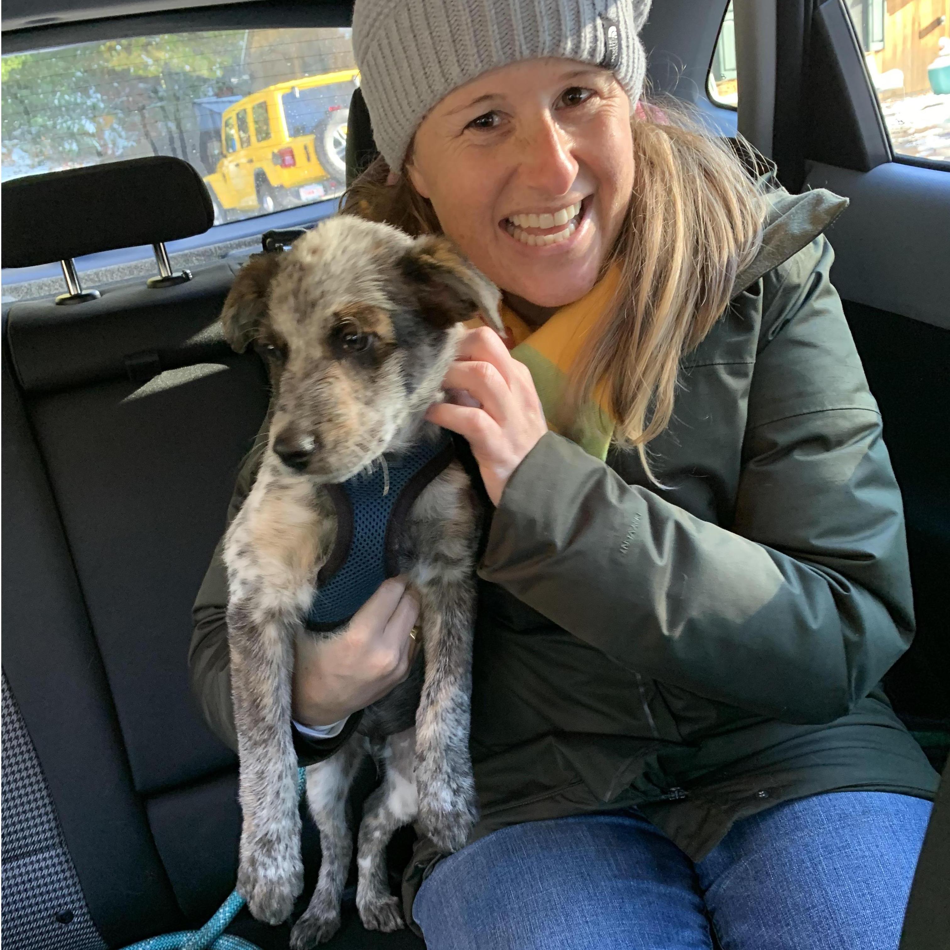 Our first moments with Charlie!