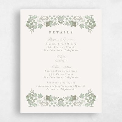 Sage, Green Wedding Enclosure - Reed