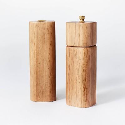 2pc Wood Salt and Pepper Shaker Set - Threshold™ designed with Studio McGee