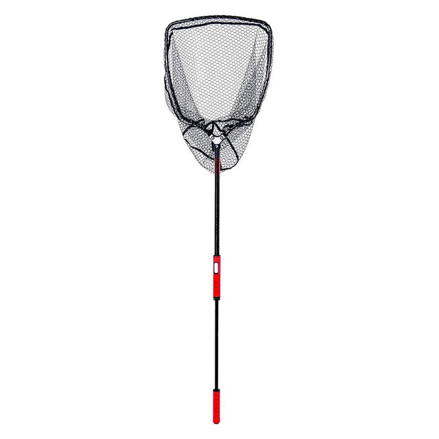 BUBBA Extendable Net with Corrosion Resistant Construction, Non-Slip Grip Handle and Carbon Fiber Shafts for Fishing, Angling, Boating and Outdoors