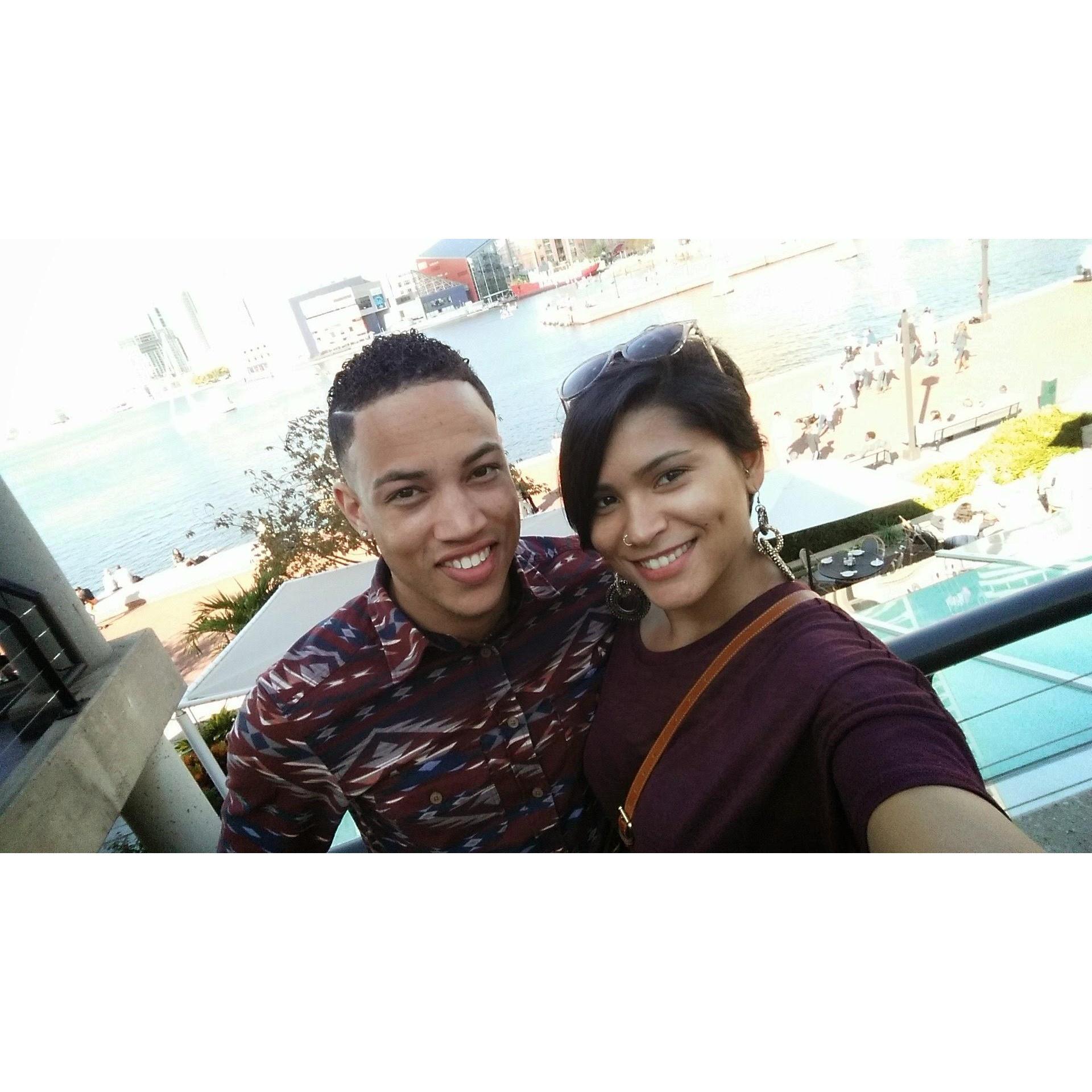 at the Baltimore Harbor