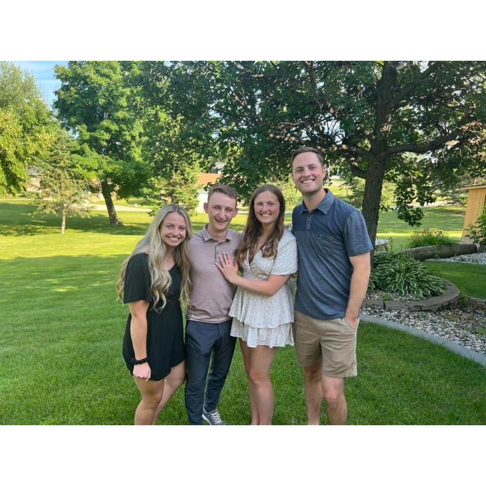 Corbin's sister Makenna got engaged to Carson! July 2023