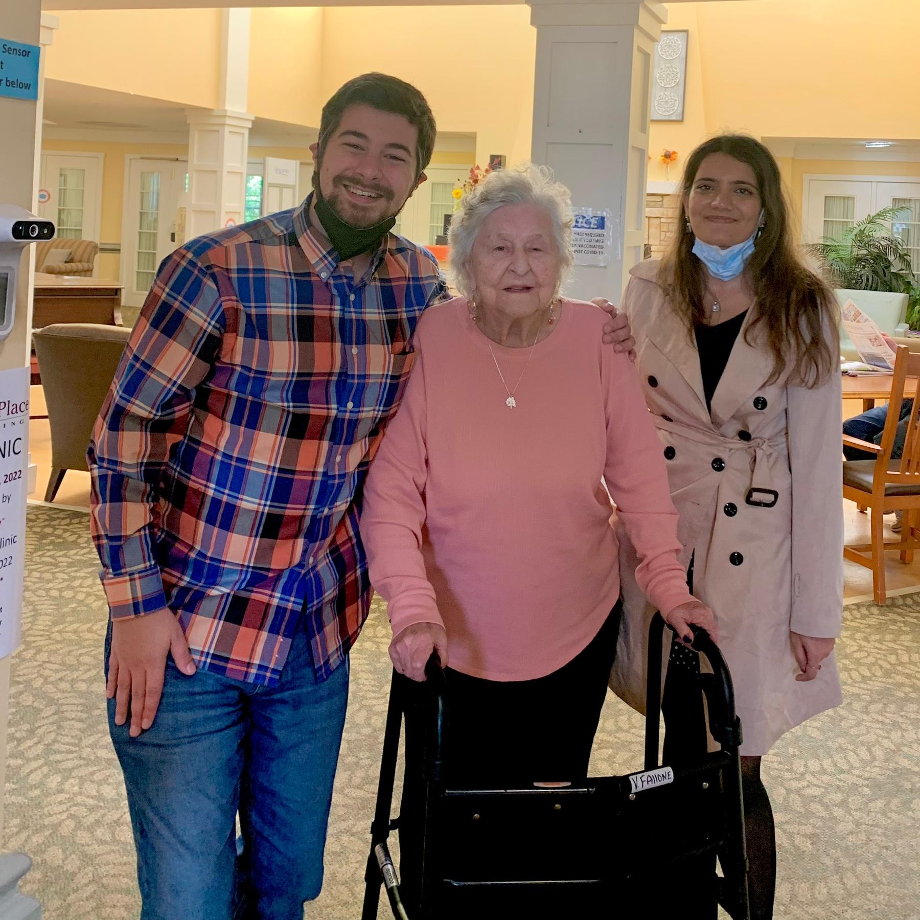 With grandma Violet♥️