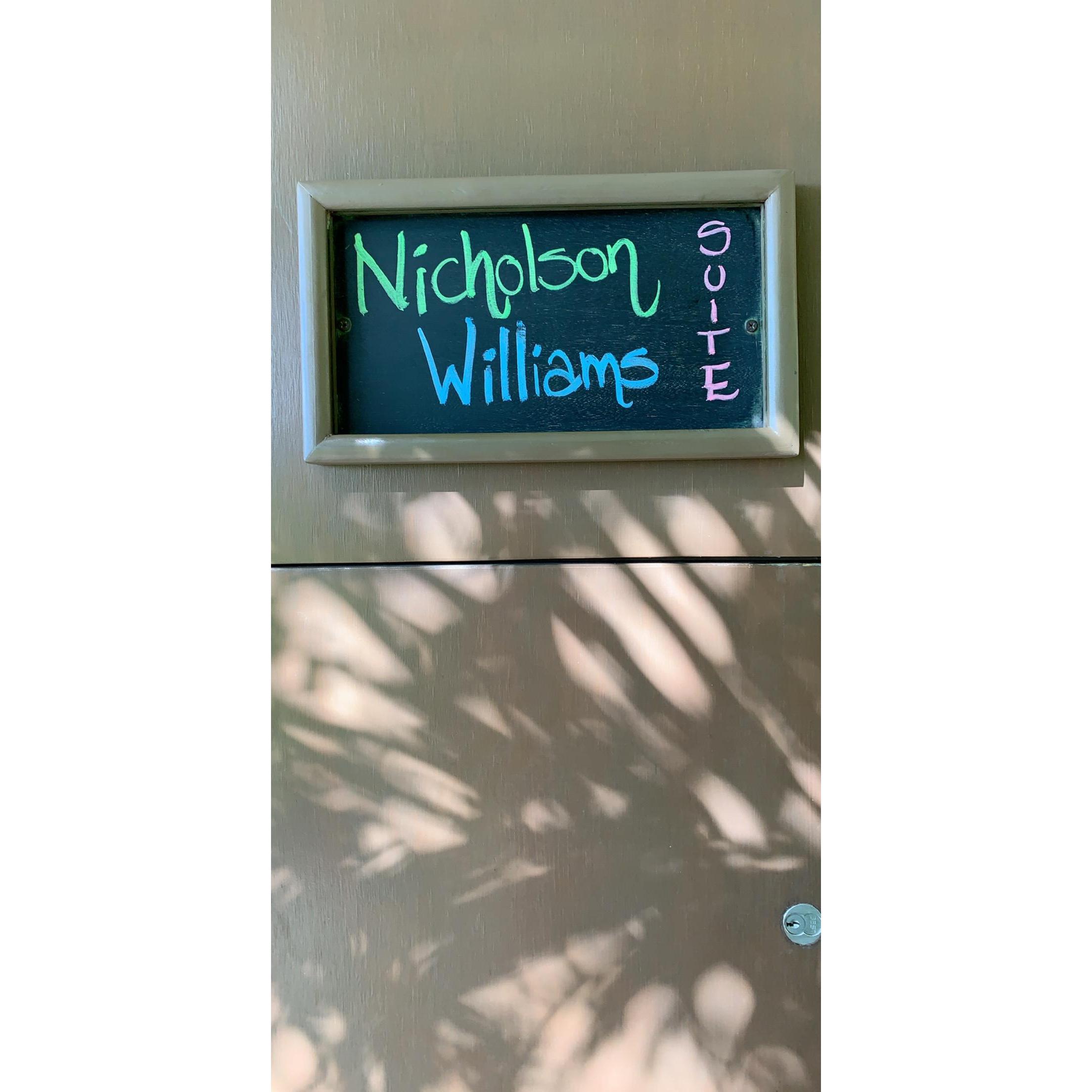 Soon to be Nicholson & Nicholson
