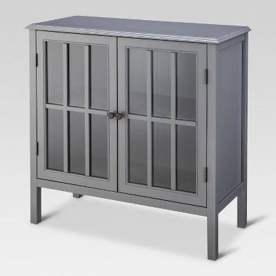 Windham Two-Door Storage Cabinet - Gray - Threshold&#8482;