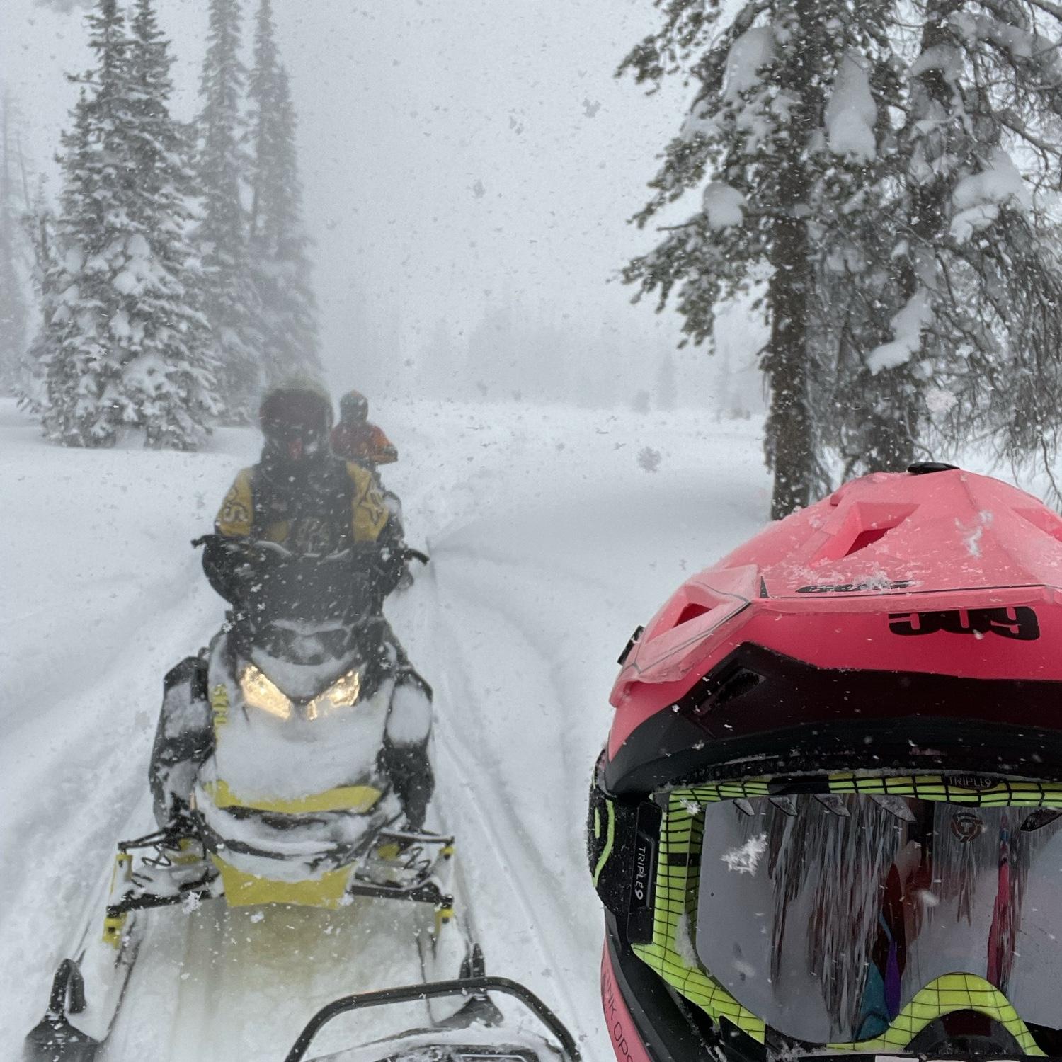 2/20/21, snowmobile ride