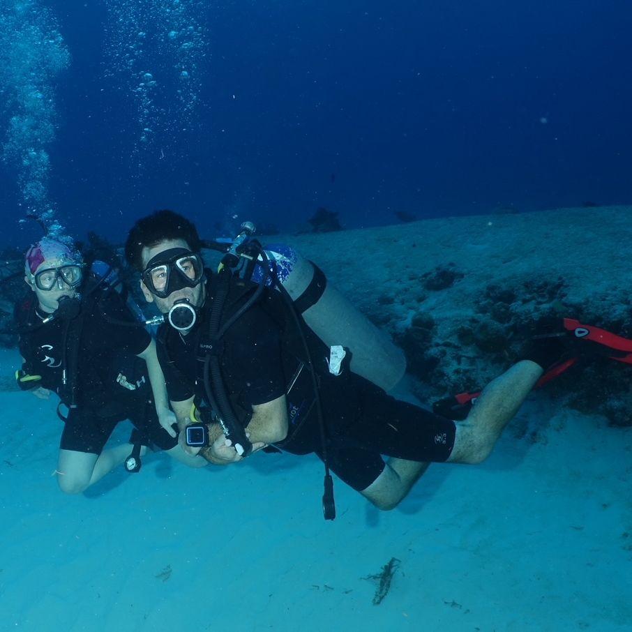 Our second love-diving.