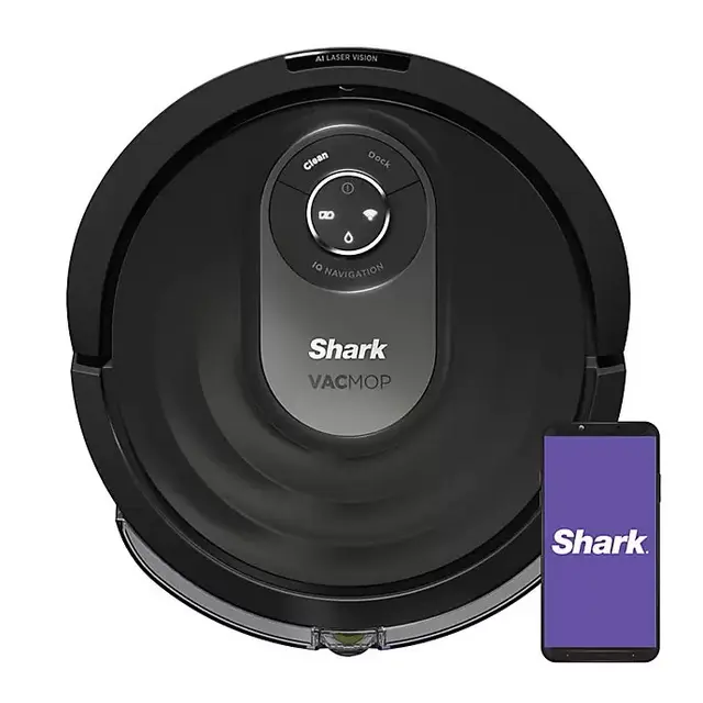 Shark® AI Robot VACMOP™ Pro RV2001WD Sonic Mopping, Self‐Cleaning Brushroll, Wi‐Fi